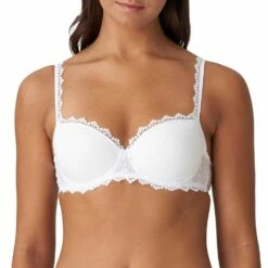 Marie Jo Christy 0102389 Unterlegter BH Balconette Weiss 70B