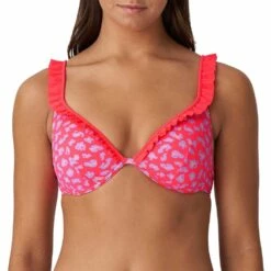 Marie Jo Swim La Gomera 1005814 Push-Up Bikini-Top Deep Sea Coral XS