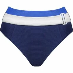 Lidea Contrast 525 Bikini-Taillenslip Blue White 42
