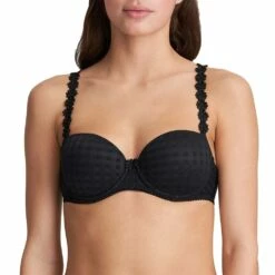 Marie Jo Avero 010-0419 Unterlegter Außenträger-BH Schwarz 75A