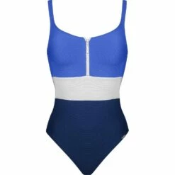 Lidea Contrast 8563 Badeanzug Blue White 46B