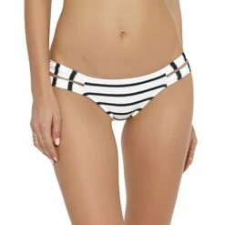 Watercult Active Stripe 206 Bikini-Slip White-black 40