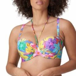 PrimaDonna Swim Sazan 4010717 Bikini-Top Trägerlos Blue Bloom 75C